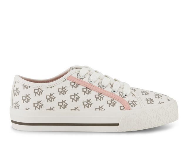 Girls' DKNY Little Kid & Big Kid Hannah Mona Sneakers in White color