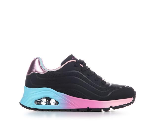 Girls' Skechers Street Little Kid & Big Kid Uno Ombre Sneakers in Black/Ombre color