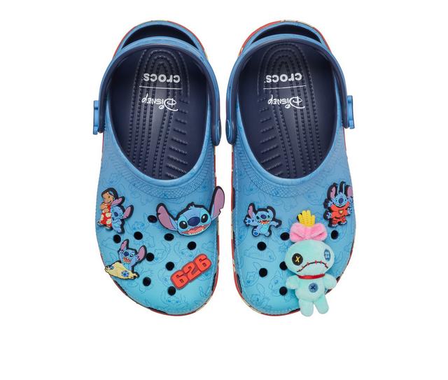 Women's Crocs Disney Lilo & Stitch Classic Clog in Blue/Red color