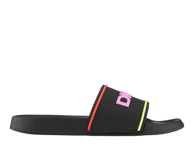Girls' DKNY Little Kid & Big Kid Jill Jelly Slides in Black color