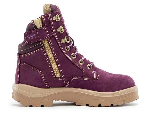 Women's STEEL BLUE Southern Cross-W Work Shoes in Purple color