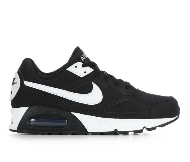 Women's Nike Air Max Ivo Sneakers in Bk/Wht Lthr 010 color