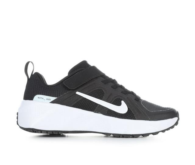 Kids' Nike Little Kid Metro Tek Running Shoes in Black/White color