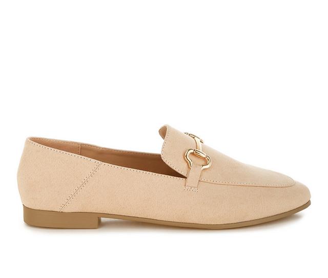 Women's London Rag Noltas Loafer Flats in Beige color