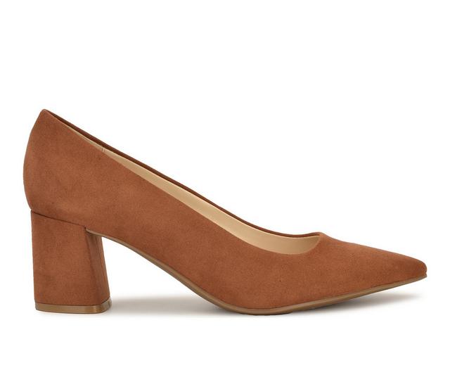Women's Nine West Kaylen Shoes in Cognac color