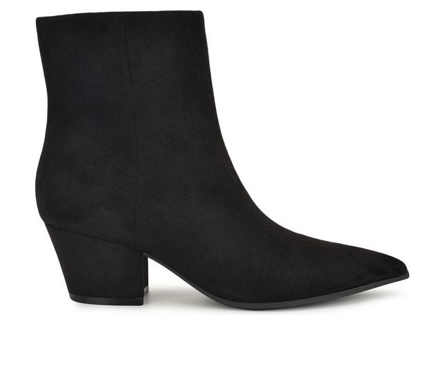 Women's Nine West Serri Booties in Black color