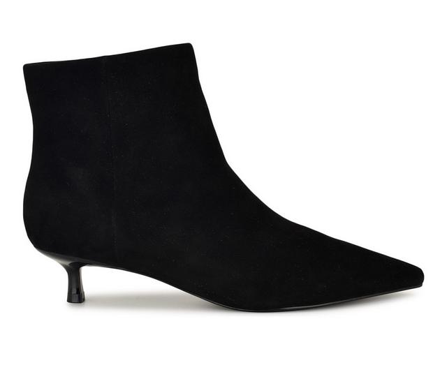 Women's Nine West Turrel Booties in Black color