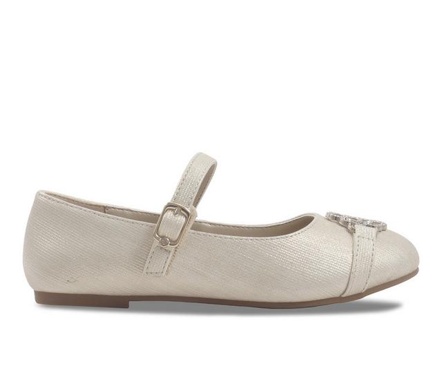 Girls' Jessica Simpson Little Kid & Big Kid Amy Ivie Flats in Champagne color