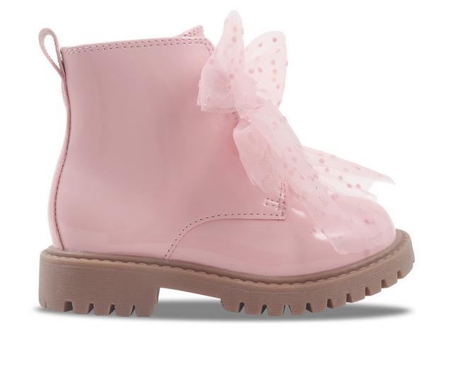 Girls' Jessica Simpson Toddler Daria Double Bow Booties in Blush color