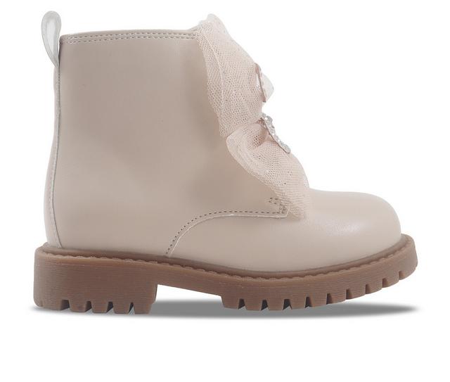 Girls' Jessica Simpson Toddler Daria Double Bow Booties in Sand color