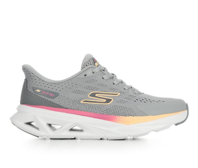 Women's Skechers Go 129825 Glide Step Slip In Walking Shoes in Grey W color