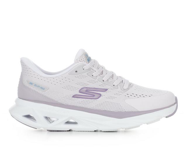 Women's Skechers Go 129825 Glide Step Slip In Walking Shoes in Lavender color