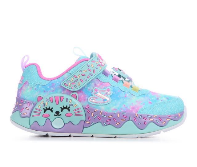 Girls' Skechers Little Kid & Big Kid Donut Kitty Shoes in Turquoise Multi color