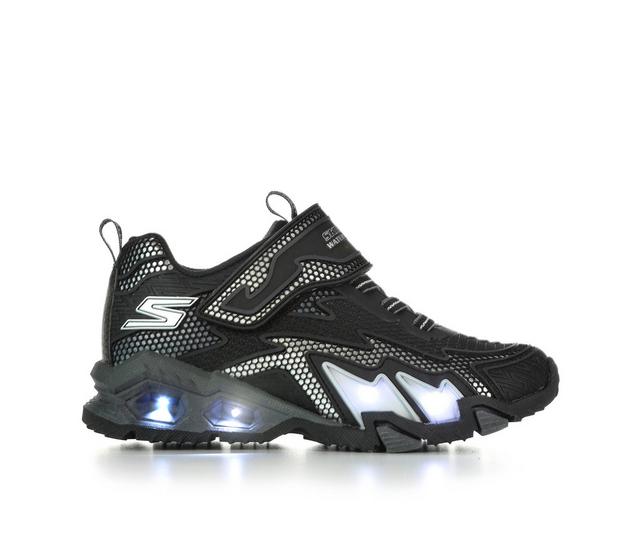Kids' Skechers Little Kid & Big Kid Hydro-Lights Running Shoes in Black/Silver color