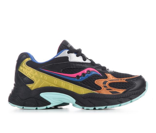 Boys' Saucony Little Kid & Big Kid Volt 1000 Running Shoes in Black/Multi color