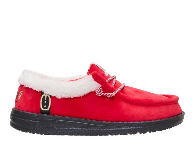 Kids' HEYDUDE Little Kid & Big Kid Wally Y Santa Claus in Red color