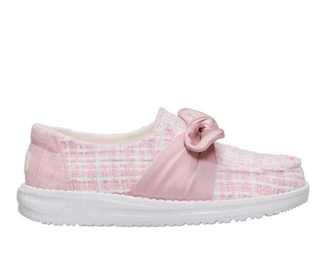 Girls' HEYDUDE Little Kid & Big Kid Wendy Bow in Pale Pink color