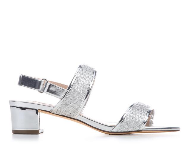 Women's N by Nina Gideon Special Occasion Shoes in Silver color