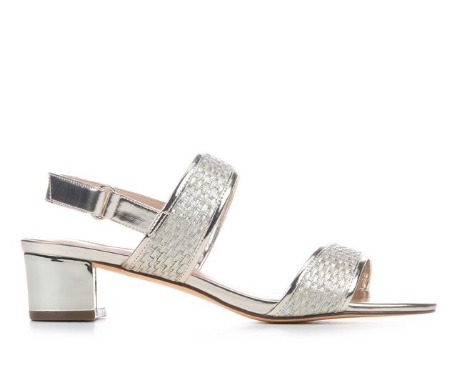 Women's N by Nina Gideon Special Occasion Shoes in Platino color