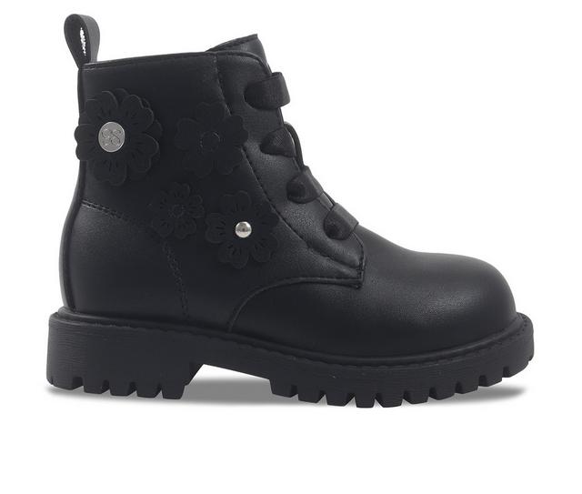 Girls' Jessica Simpson Toddler Daria Suki Combat  Boots in Black color