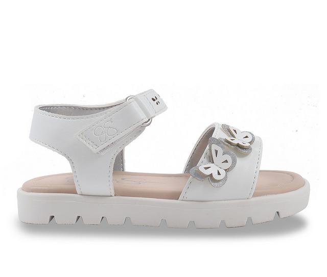 Girls' Jessica Simpson Toddler Tia Heather Sandals in White color