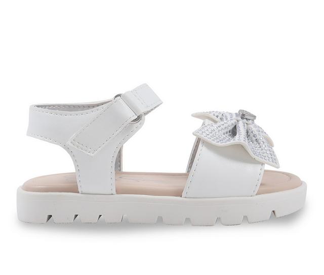 Girls' Jessica Simpson Toddler Tia Heather Sandals in White II color