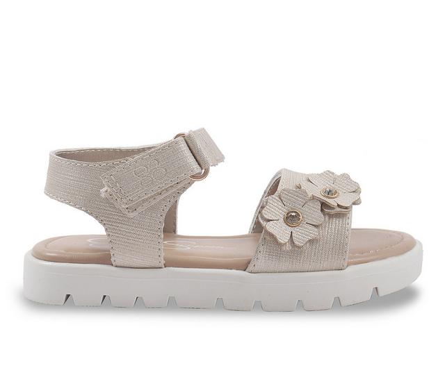 Girls' Jessica Simpson Toddler Tia Heather Sandals in Gold color