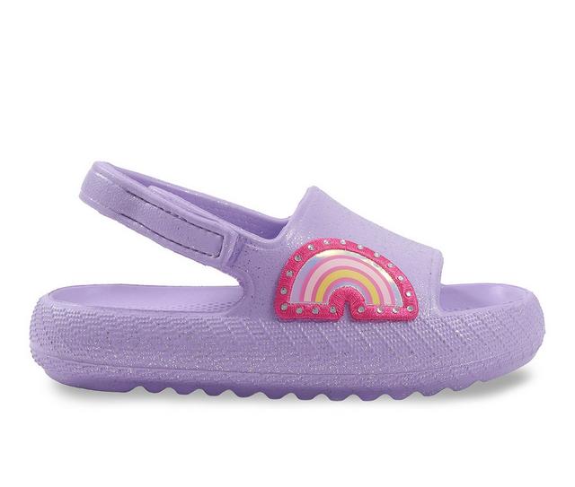 Girls' Jessica Simpson Toddler Vega Rini Slides in Lilac color