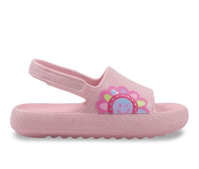 Girls' Jessica Simpson Toddler Vega Rini Slides in Pink color