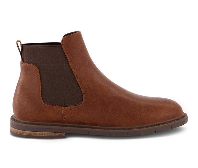 Boys' Kenneth Cole Little Kid & Big Kid Klay Flex Chelsea Boots in Cognac color