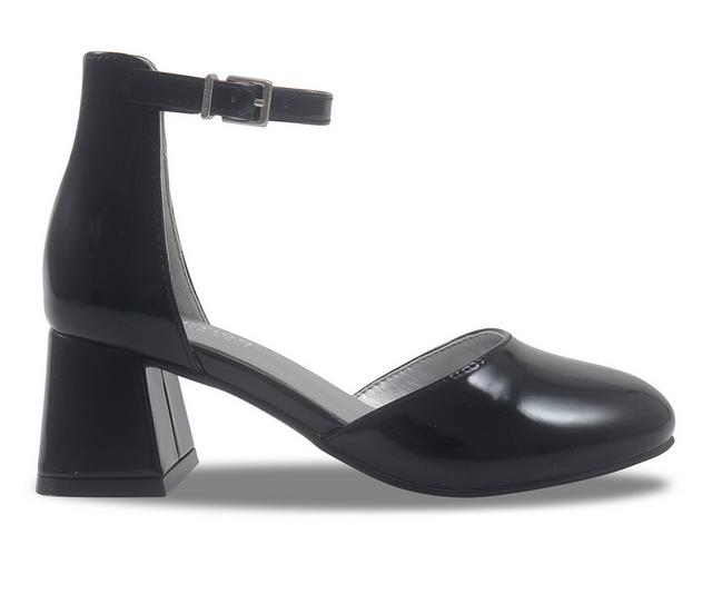 Girls' Kenneth Cole Little Kid & Big Kid Tansie Stones Dress Sandals in Black color