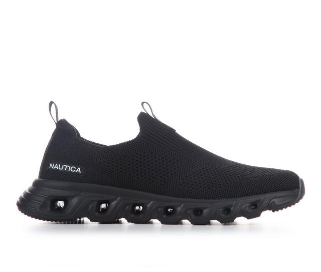 Women's Nautica Chikayli Slip-on Sneakers in Black Mono color