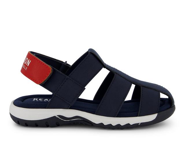 Kids' Kenneth Cole Toddler Benjamin Casey Sandals in Navy color