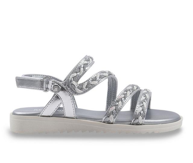 Girls' Kenneth Cole Little Kid & Big Kid Lotus Rina Sandals in Silver color