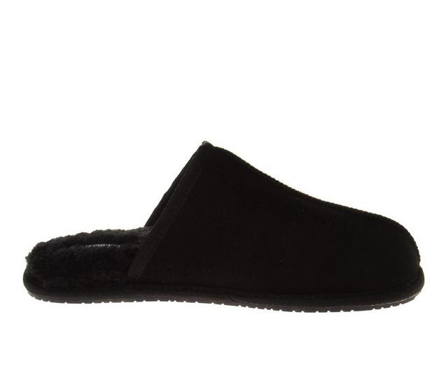 Men's Avalanche Cozy Suede O-AV92225M Slippers in Black color
