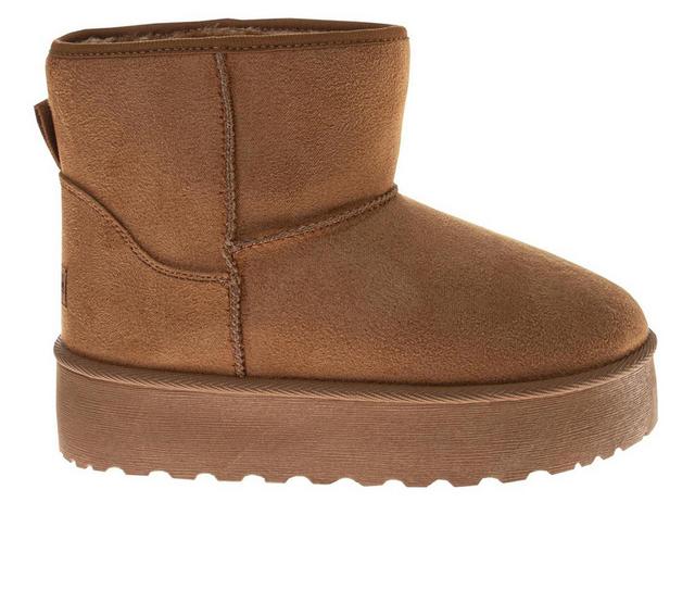 Women's Avalanche O-AV96168 Cozy Winter Boots in Chestnut color