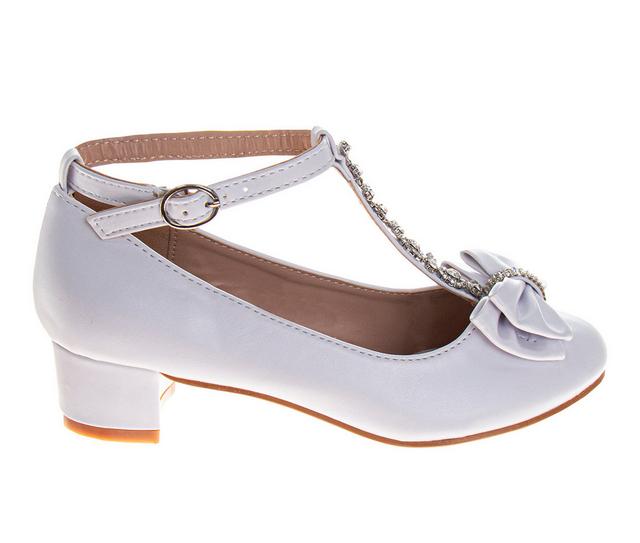 Girls' Badgley Mischka Little Kid & Big Kid Formal Sparkle Dress Shoes in White color