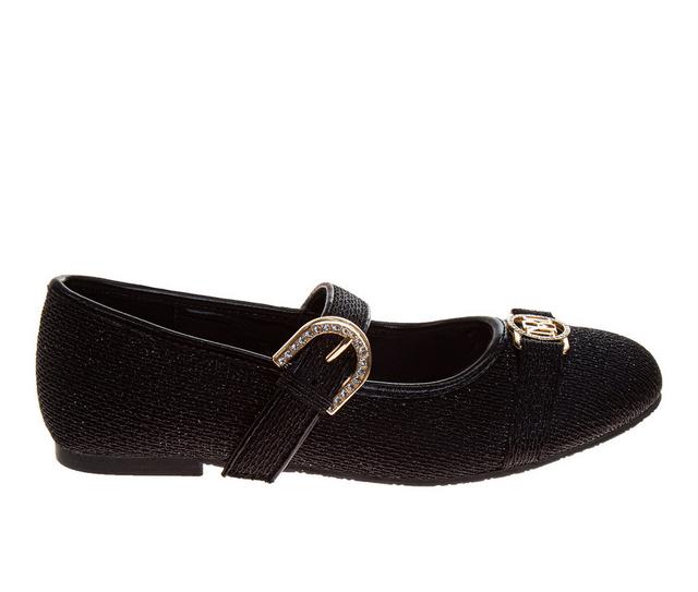 Girls' Badgley Mischka Little Kid & Big Kid O-BM98330 Flats in Black color
