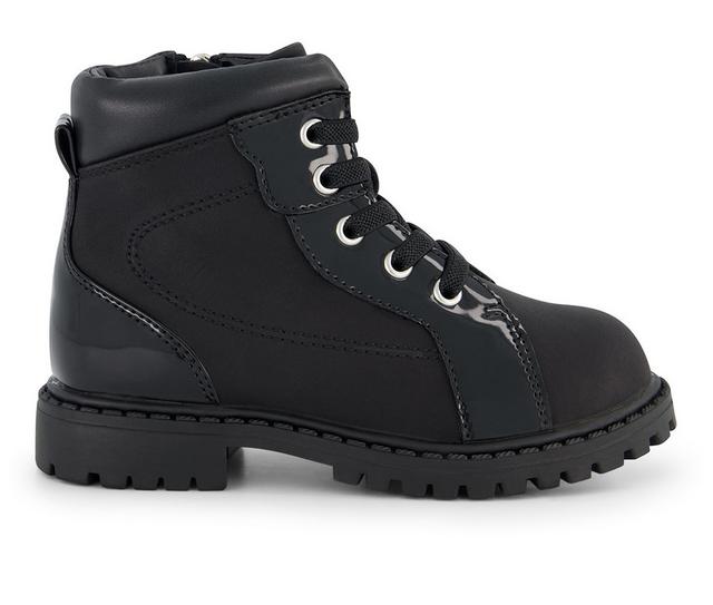 Girls' Marc Fisher Children's Toddler Erin Blythe Combat Boots in Black color