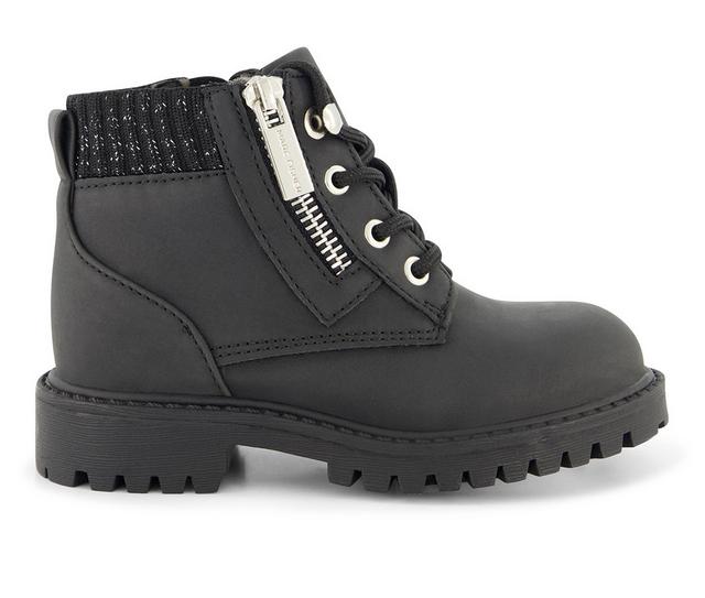 Girls' Marc Fisher Children's Toddler Jade Zip Boots in Black color