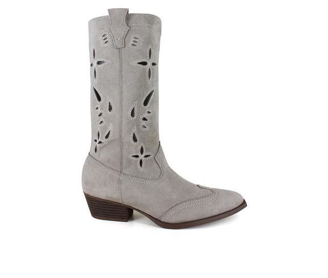 Women's Unionbay Ora Western Boots in Stone color