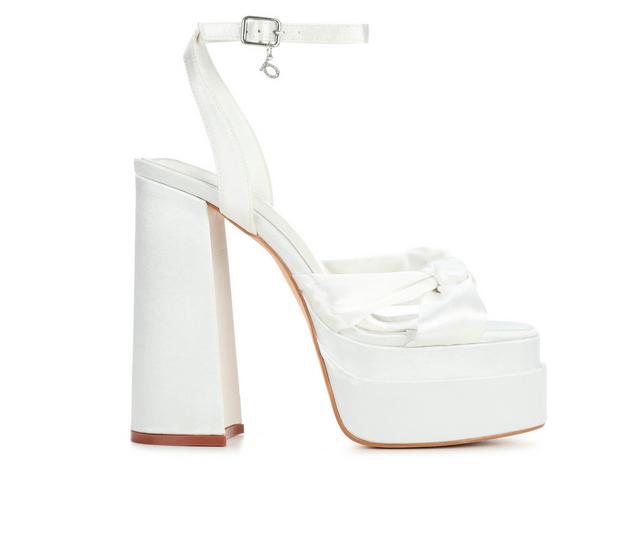 Women's Bebe BBHWW0070 Dress Sandals in White color