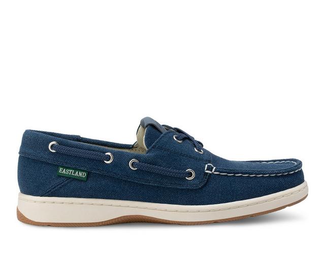 Women's Eastland Summer Boat Shoes in Navy color