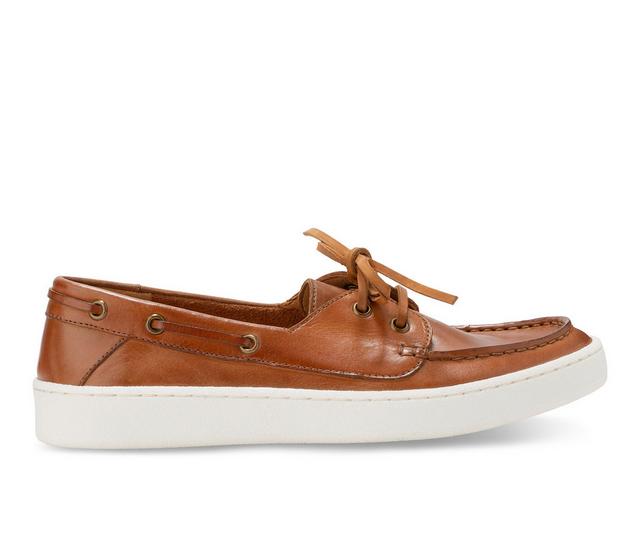 Women's Eastland Raina Boat Shoes in Tan color