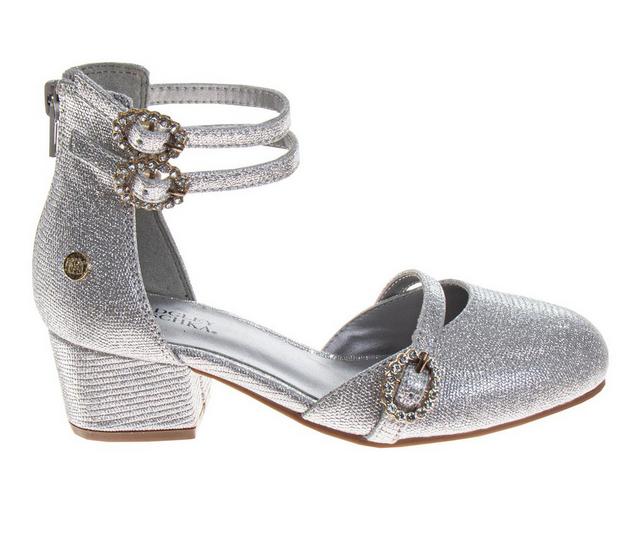 Girls' Badgley Mischka Little Kid & Big Kid O-BM98419 Dress Shoes in Silver color
