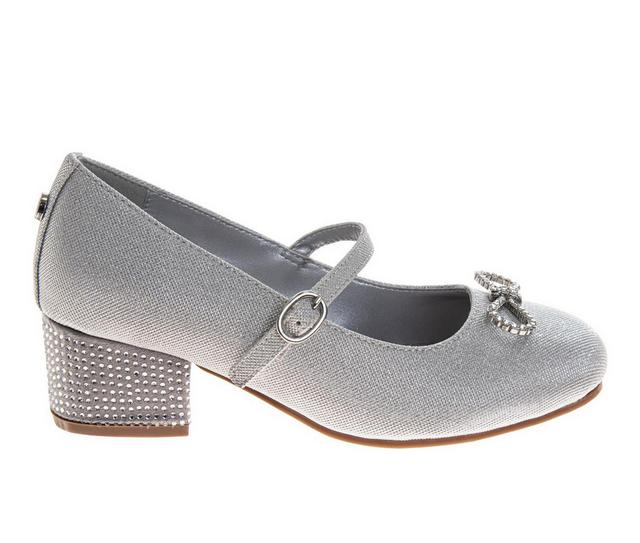 Girls' Badgley Mischka Little Kid & Big Kid O-BM98421 Dress Shoes in Silver color