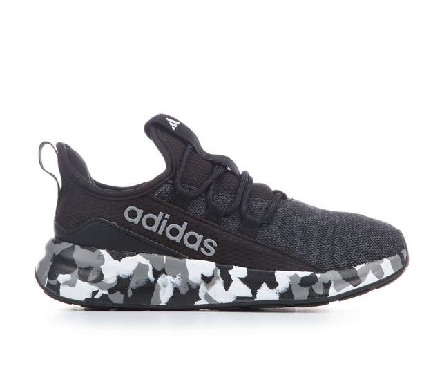 Kids' Adidas Little Kid & Big Kid Lite Racer Adapt 8.0 Running Shoes in Blk/Gry/Carbon color