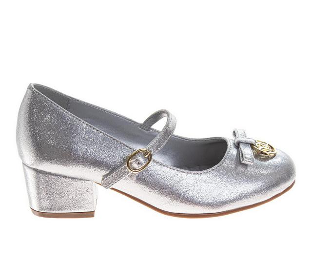 Girls' Badgley Mischka Little Kid & Big Kid Bright Sparkle Dress Shoes in Silver color