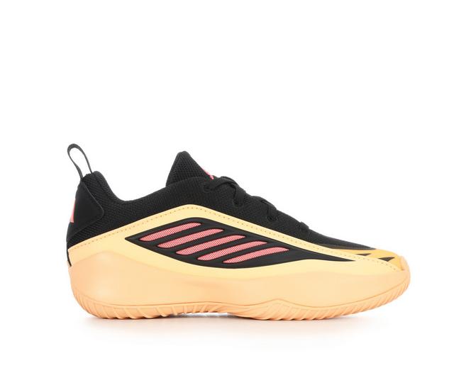 Kids' Adidas Believe That 1 Basketball Shoes in Ornage/Blk/Red color