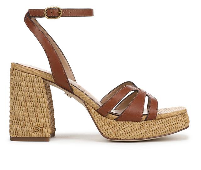 Sam Edelman Reese Dress Sandals in Cognac color